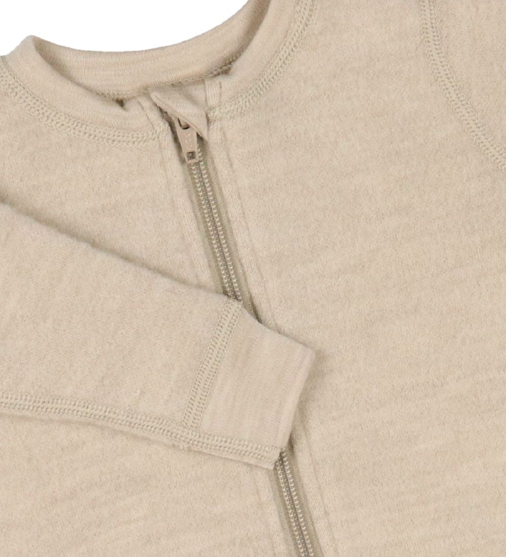 Voksi Jumpsuit - Wool - Melange Sand