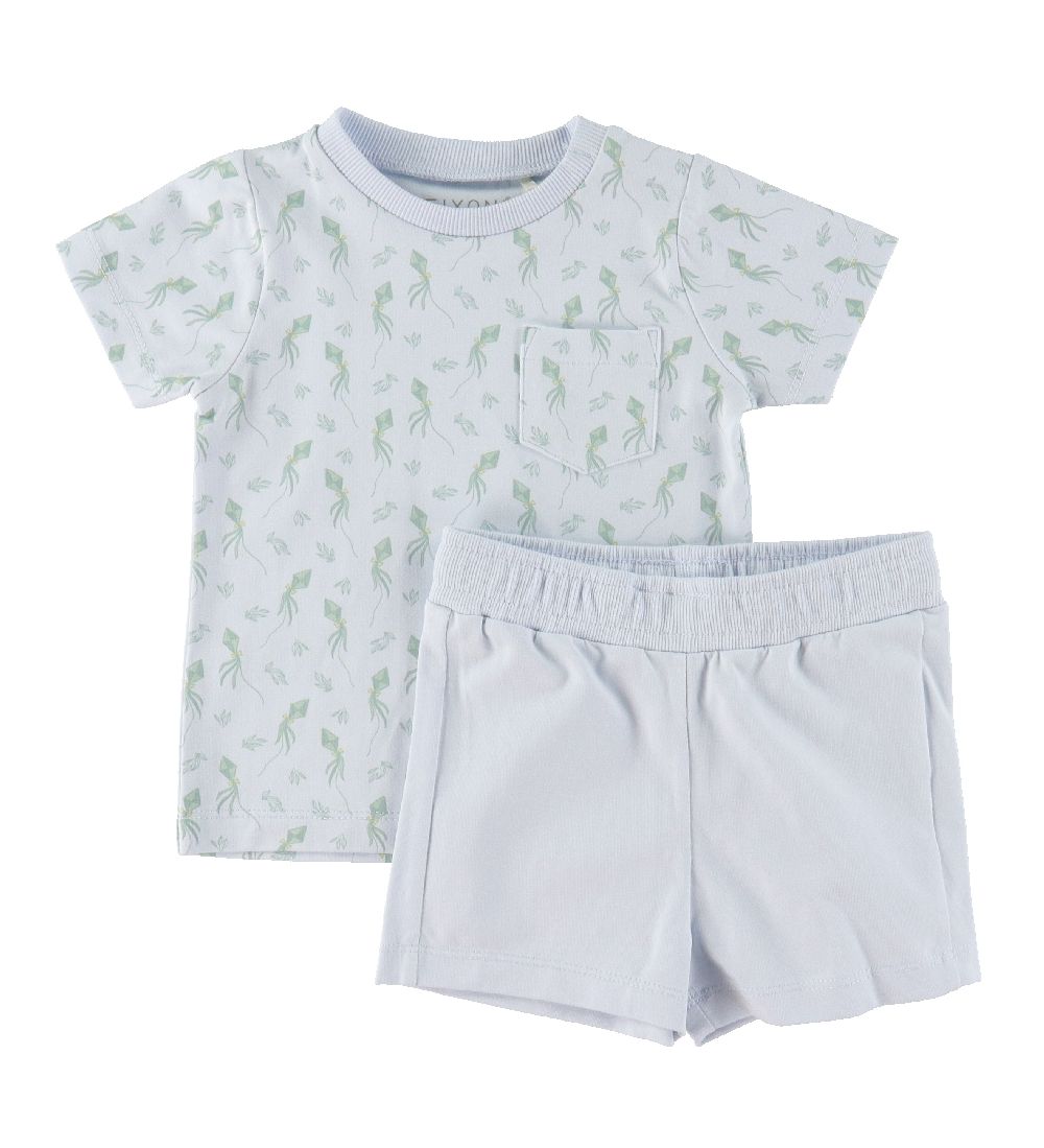 Fixoni Set - T-Shirt/Shorts - Skywriting w. Dragons