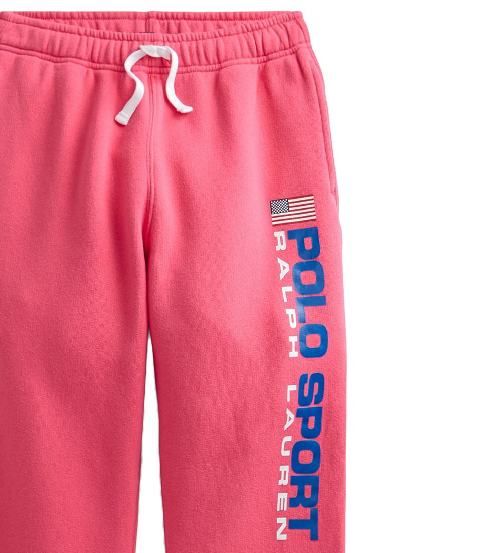 Polo Ralph Lauren Sweatpants - Polo Sport - Pink w. Print
