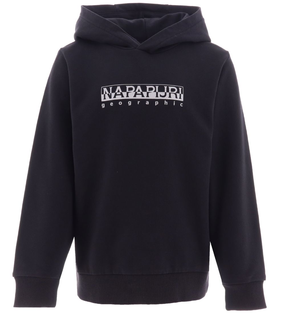 Napapijri Kapuzenpullover - Schwarz m. Grau