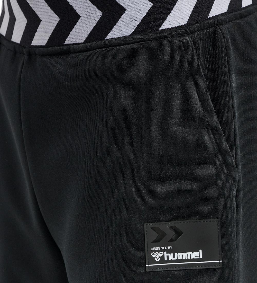 Hummel Trainingshose - hmlTons - Schwarz m. Weiß