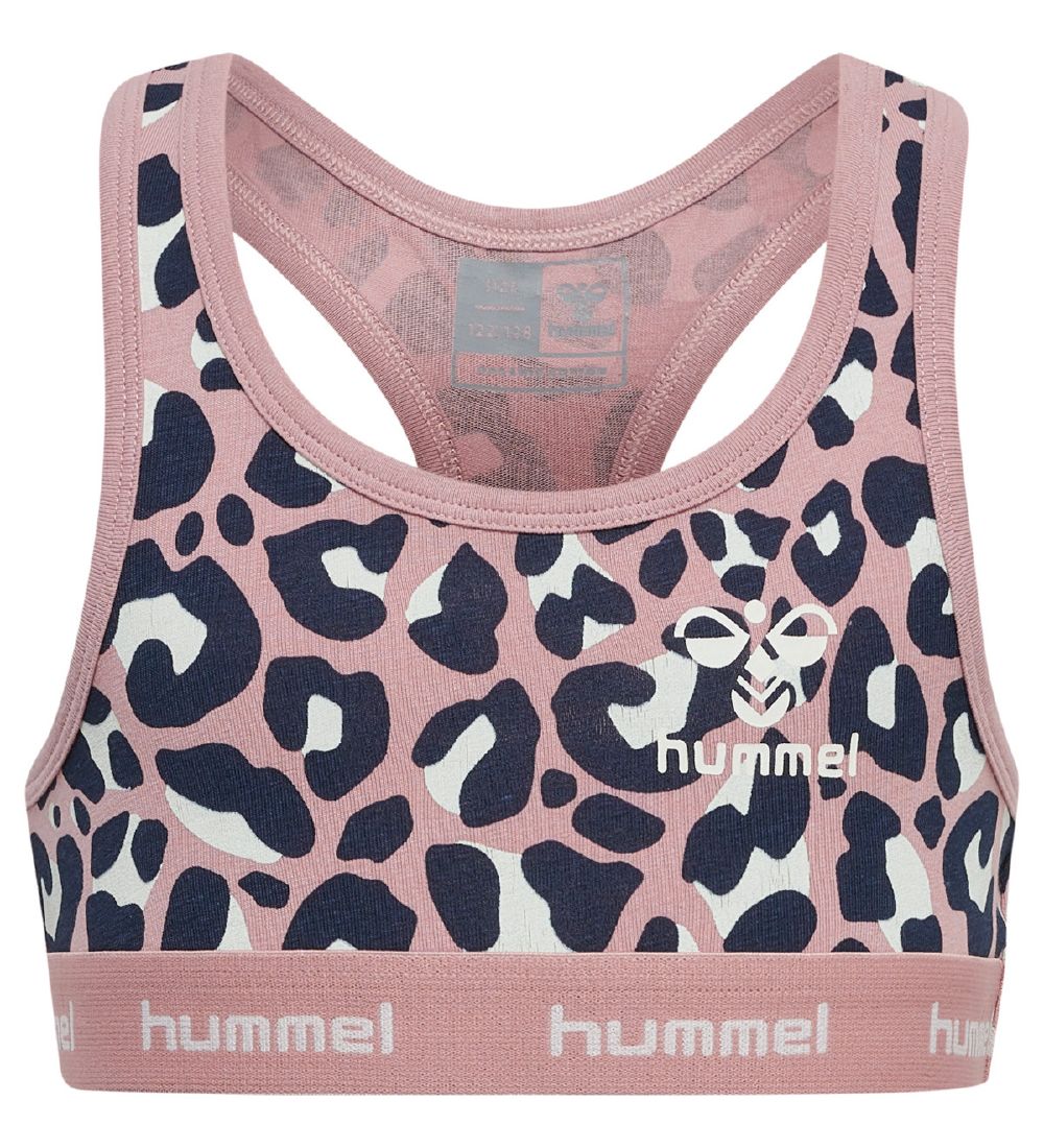 Hummel Top - hmlCarolina - 2-Pack - Woodrose/Black Iris