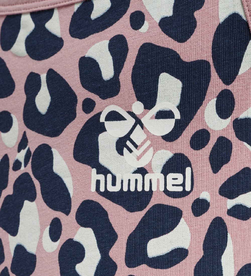 Hummel Undershirt - hmlCarolina - Woodrose/Black Iris