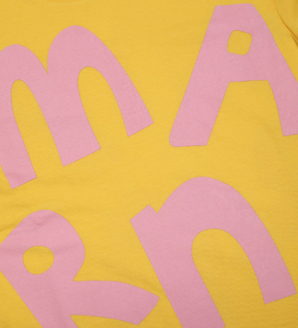 Marni T-shirt - Yellow w. Pink