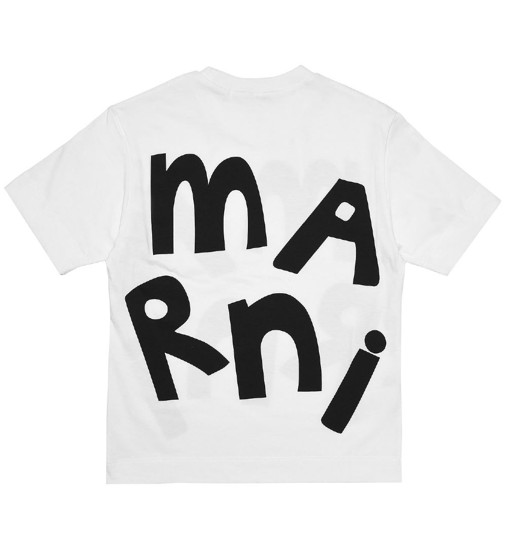 Marni T-shirt - White w. Black