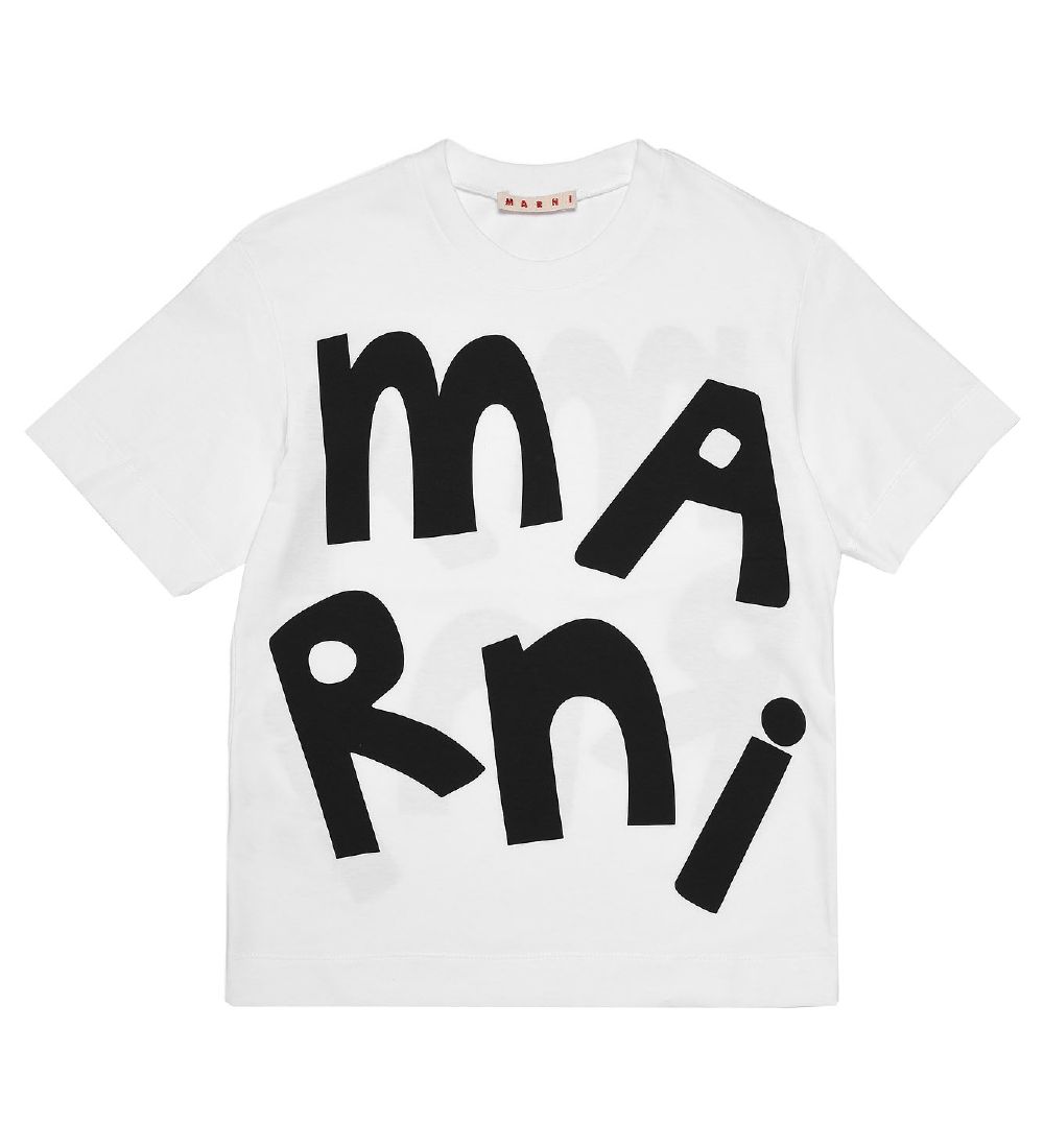 Marni T-shirt - White w. Black