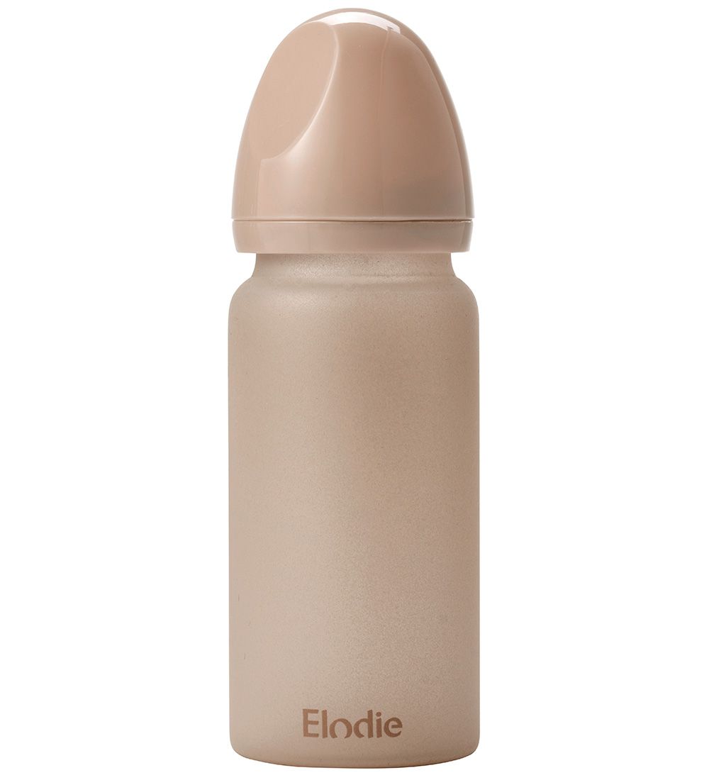 Elodie Details Feeding Bottle - Glass - Pure Khaki