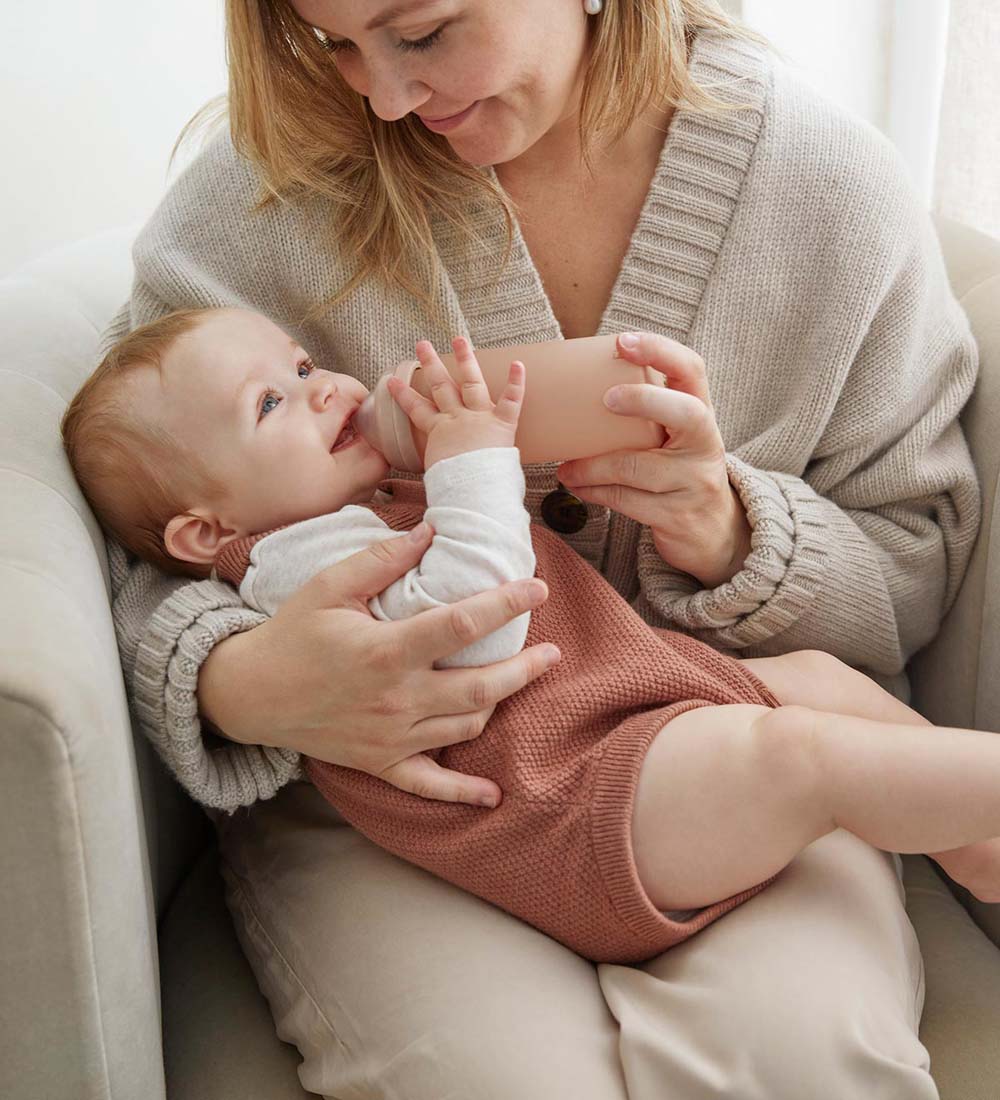 Elodie Details Feeding Bottle - Glass - Pure Khaki