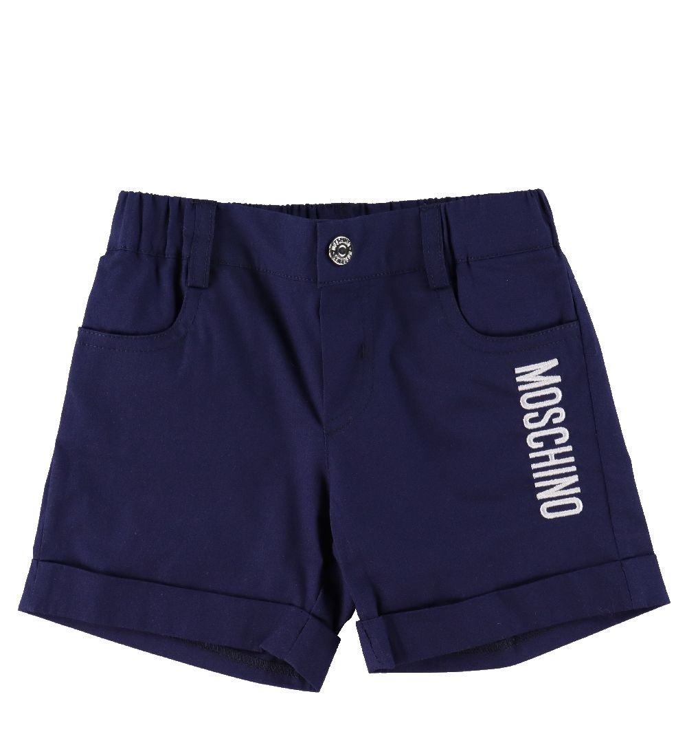 Moschino T-shirt/Shorts - White/navy w. Print