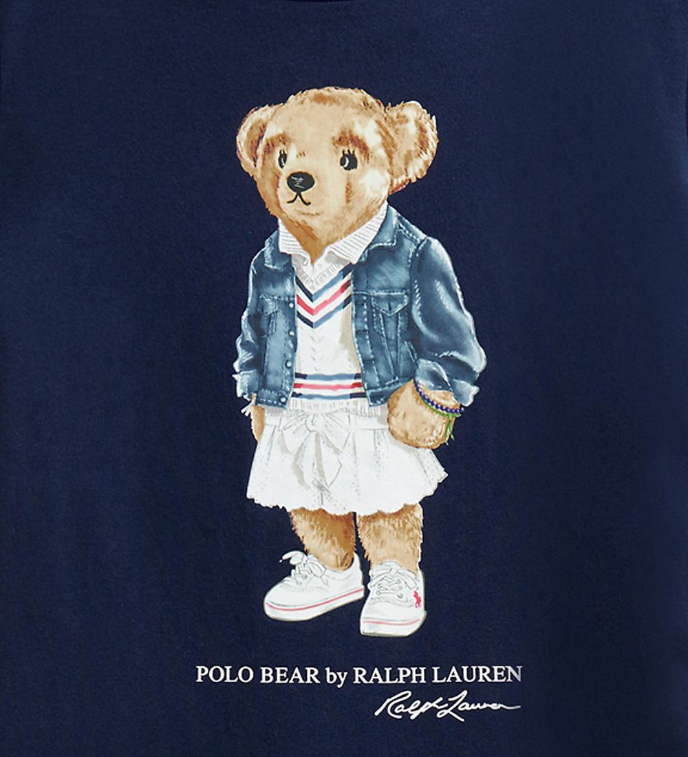 Polo Ralph Lauren Kleid - Classics - Navy m. Kuscheltier