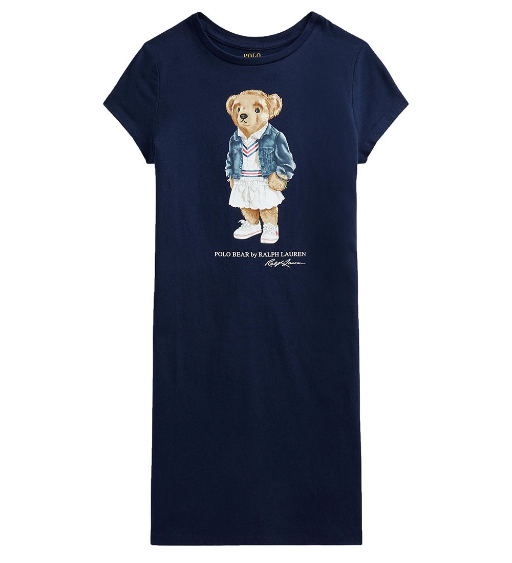 Polo Ralph Lauren Kleid - Classics - Navy m. Kuscheltier