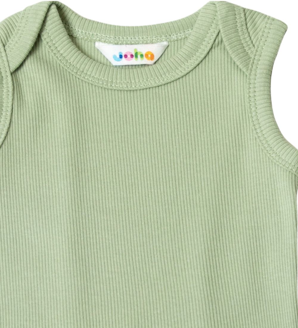 Joha Bodysuit Sleeveless - Rib - Pastel Green