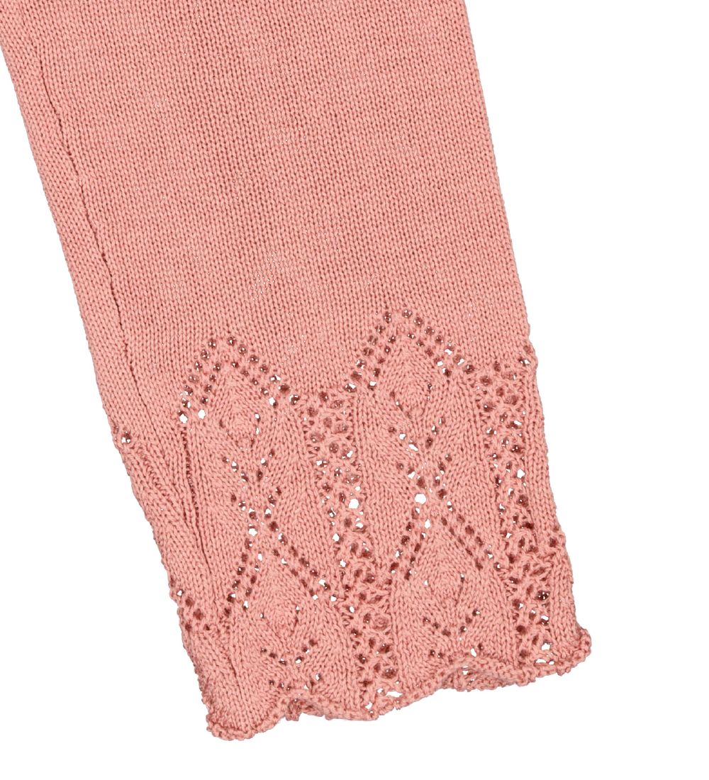 MarMar Leggings - Piggi - Knitted - Coral Haze