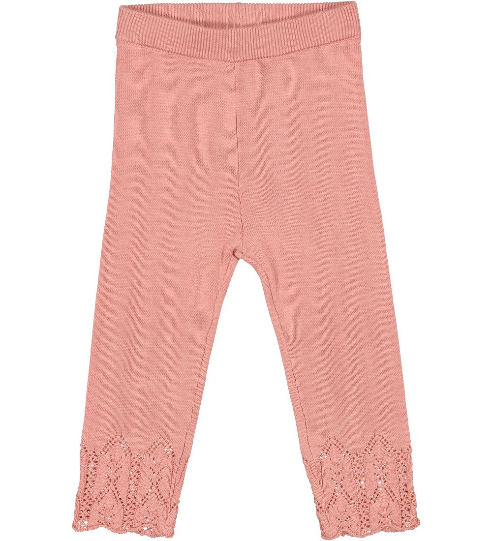 MarMar Leggings - Piggi - Knitted - Coral Haze