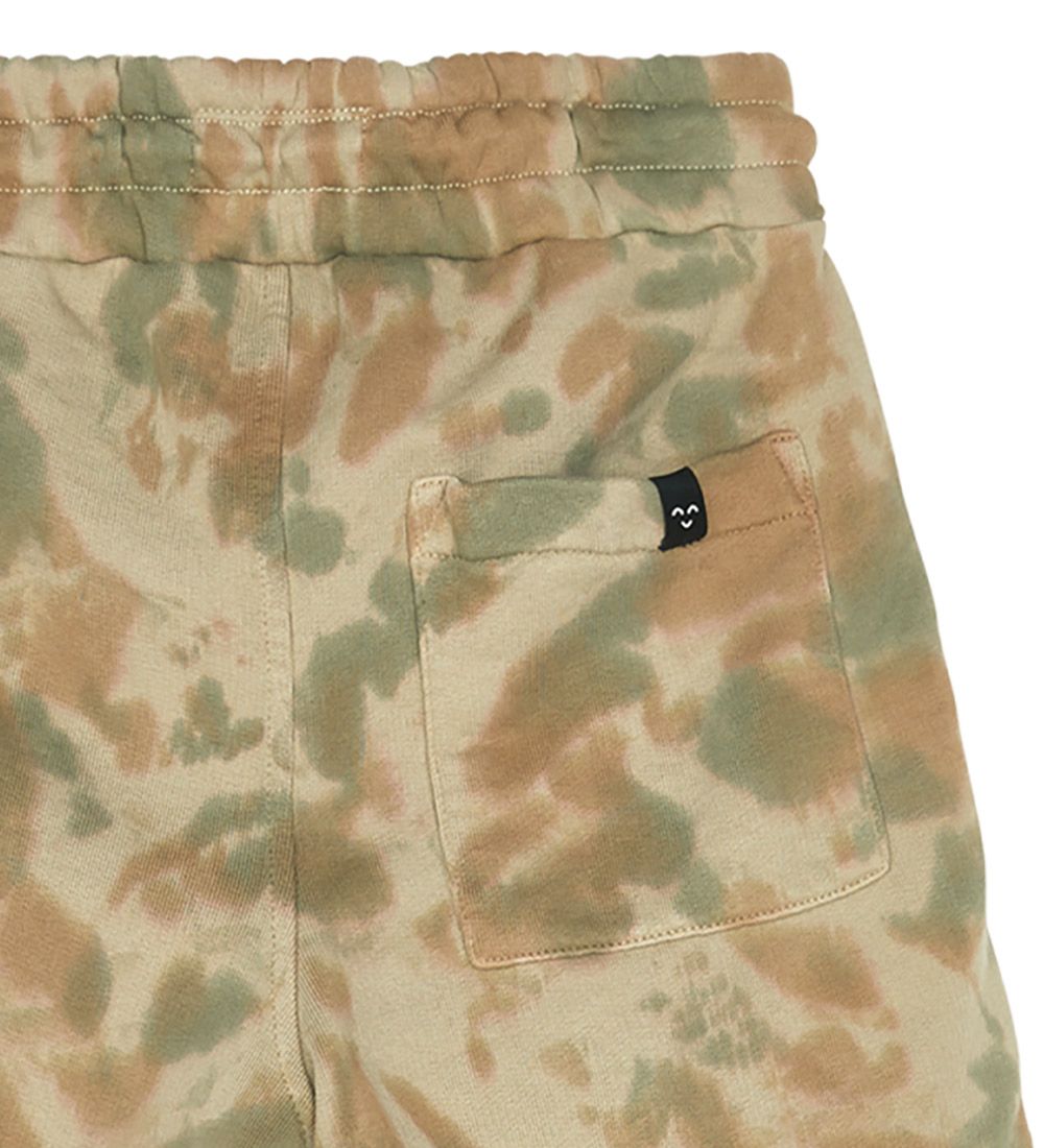 Finger In The Nose Sweat Shorts - Dunk - Khaki Tie & Dye