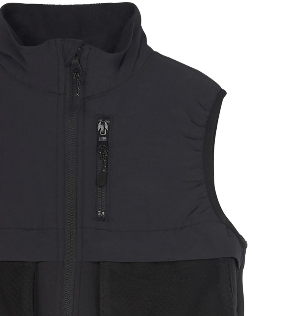 Finger In The Nose Padded Gilet w. Fleece - Copts - Ash Black