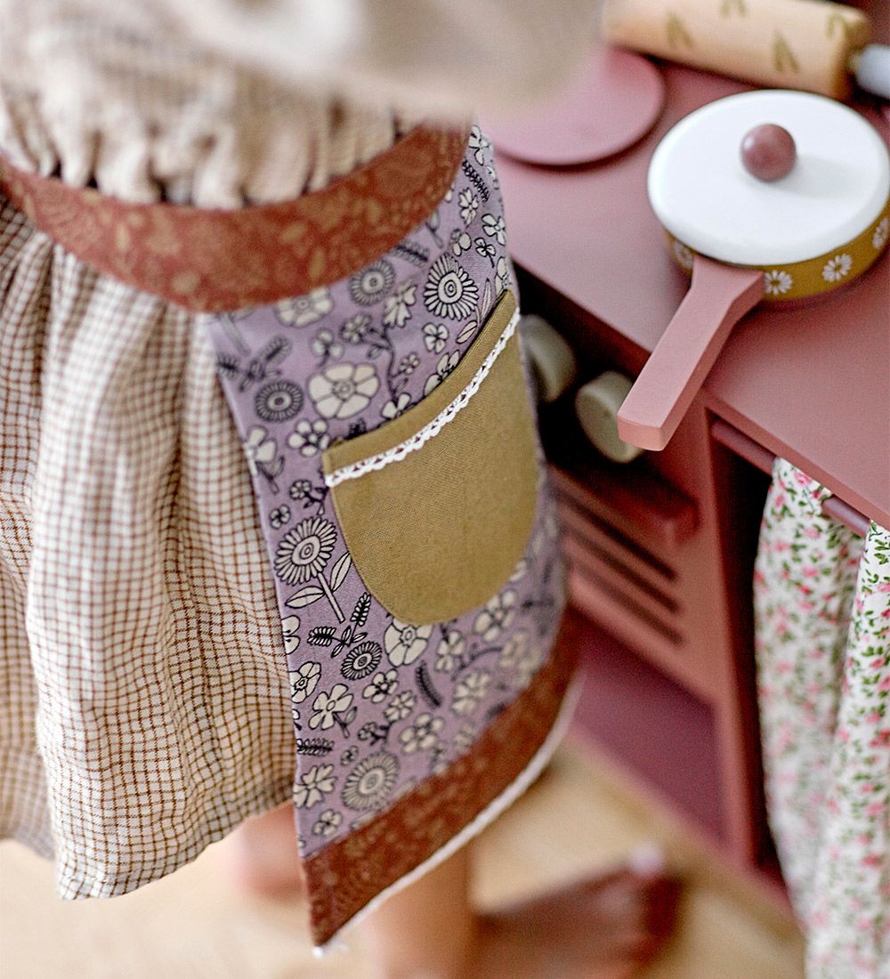 Bloomingville Apron - Nehla - Cotton - Brown