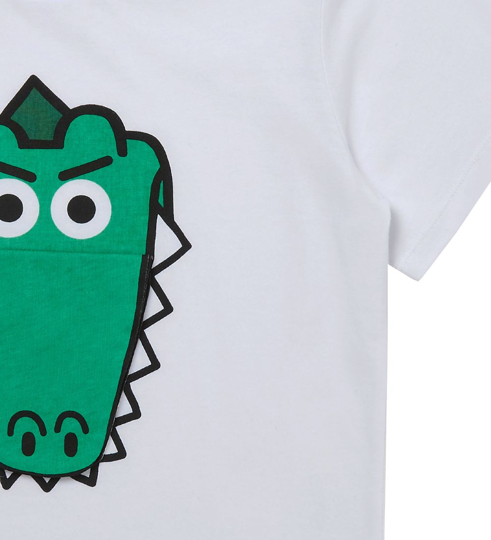 T-Shirt Stella McCartney Kids - Blanc av. Appuyez sur