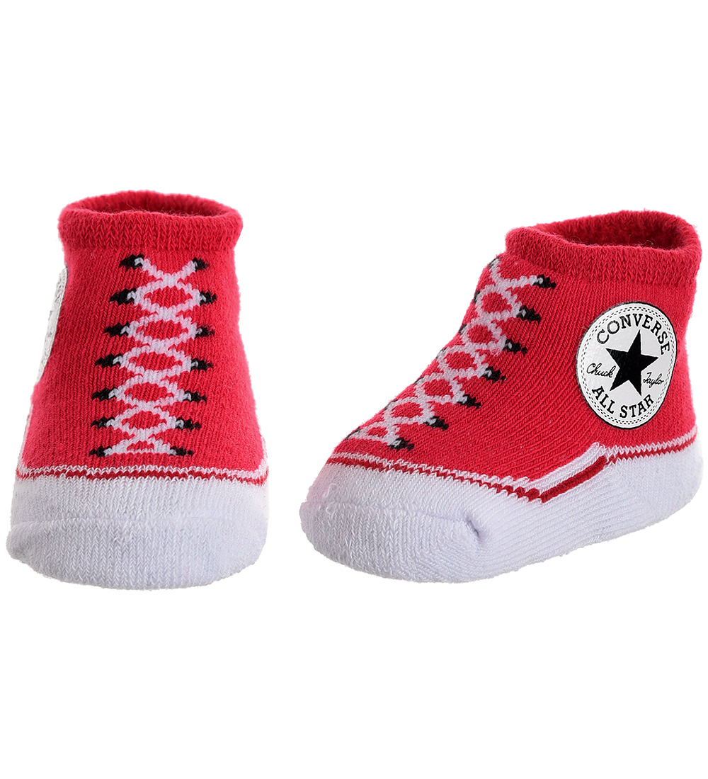 Converse Set - Strampler/Socken - Universitätsrot