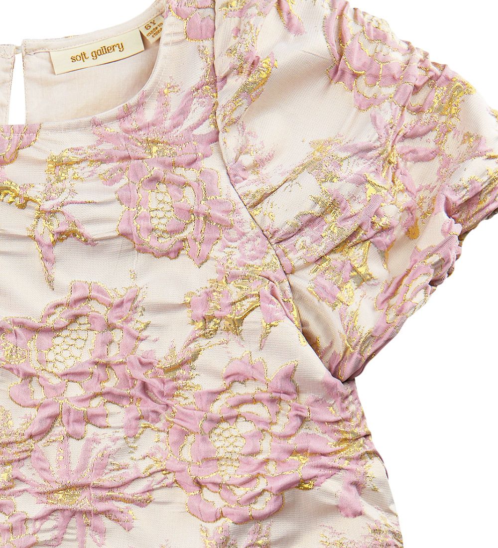 Soft Gallery Kjóll - SGIlyse Jacquard - Orchid Bloom