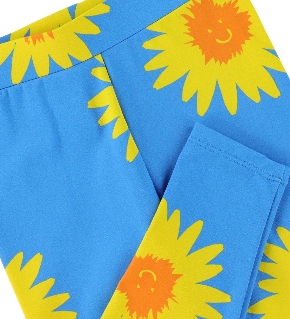 Stella McCartney Kids Swim Leggings - UV50+ - Blue w. Yellow