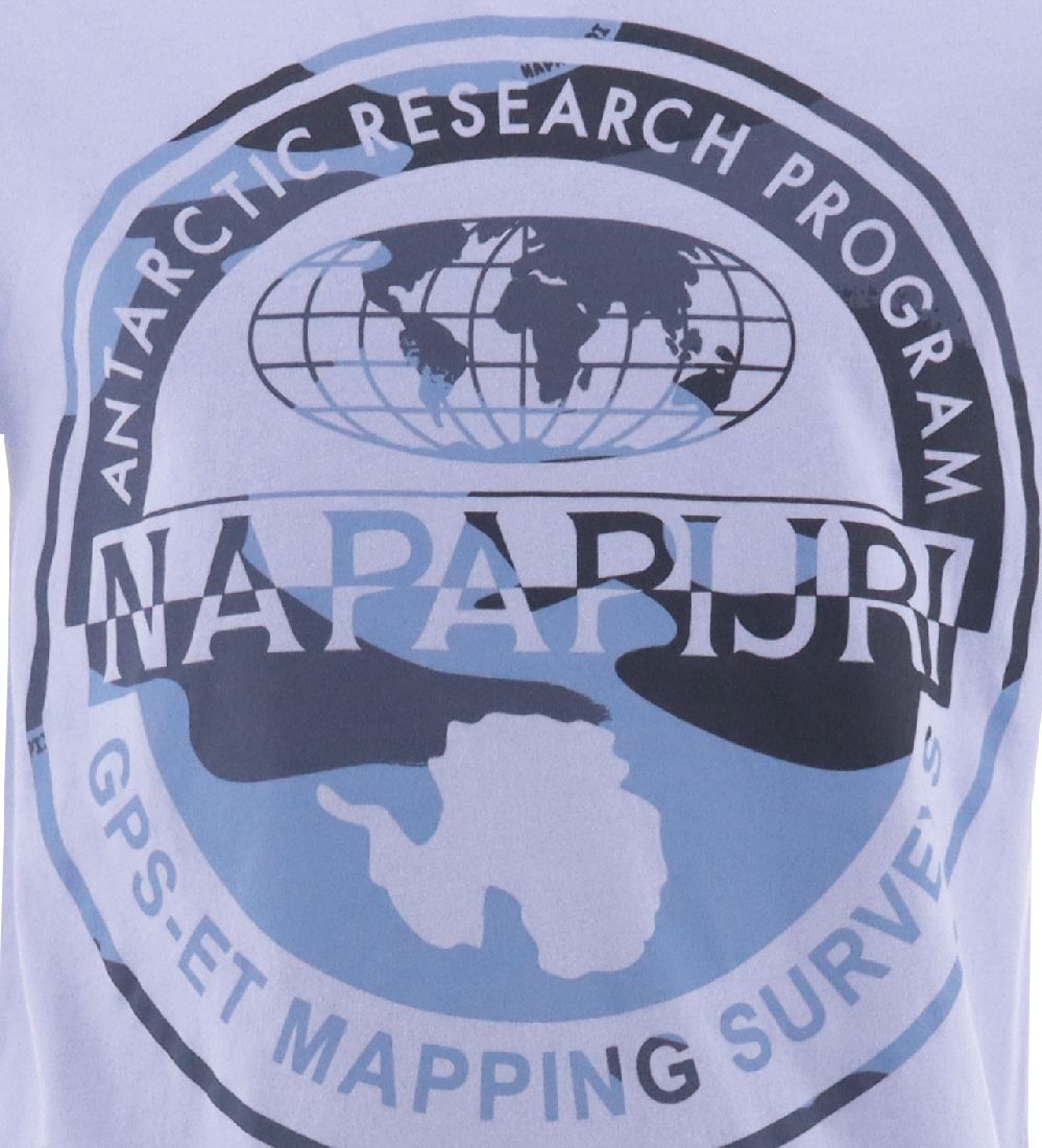 Napapijri T-shirt - Lavender w. Print