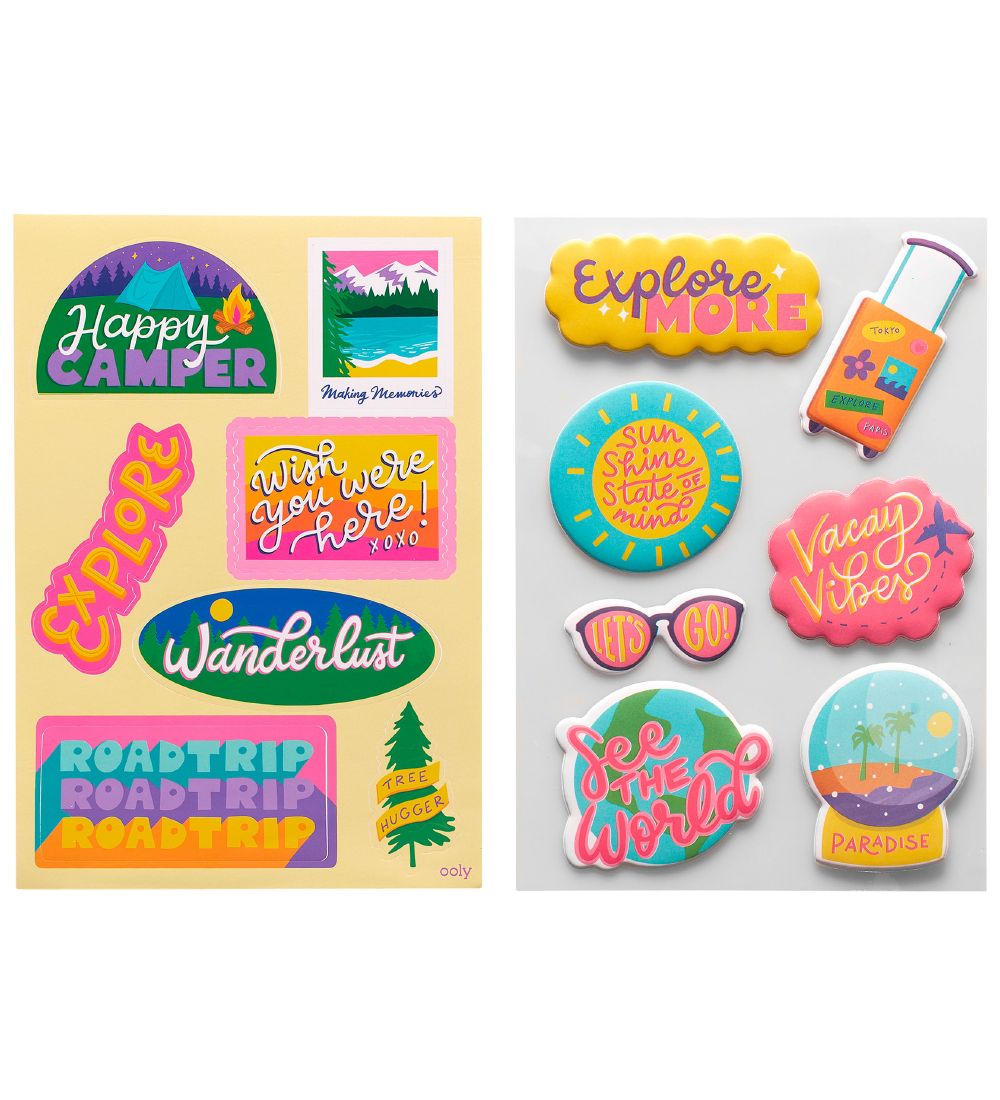 Ooly Stickers - 200+ stk - Reislust