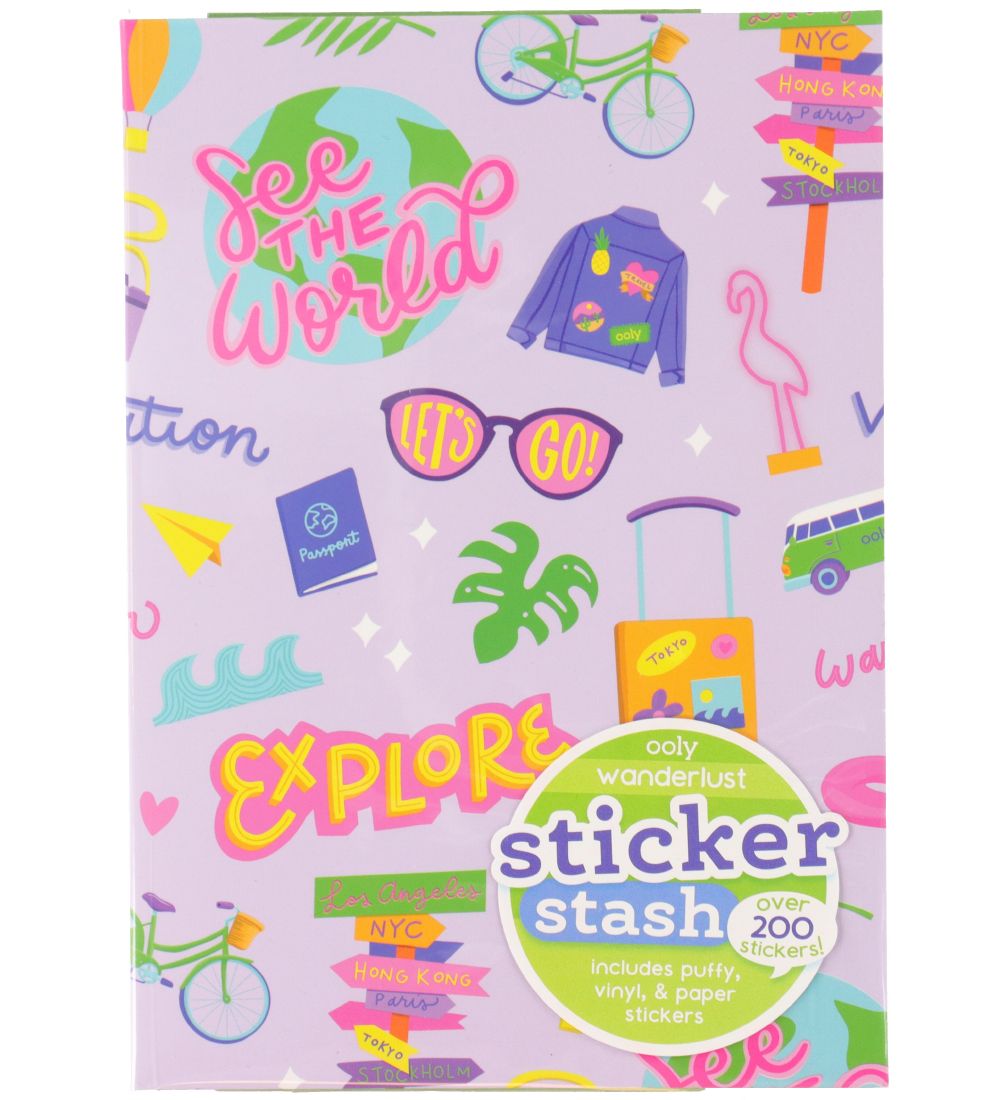 Ooly Stickers - 200+ stk - Reislust