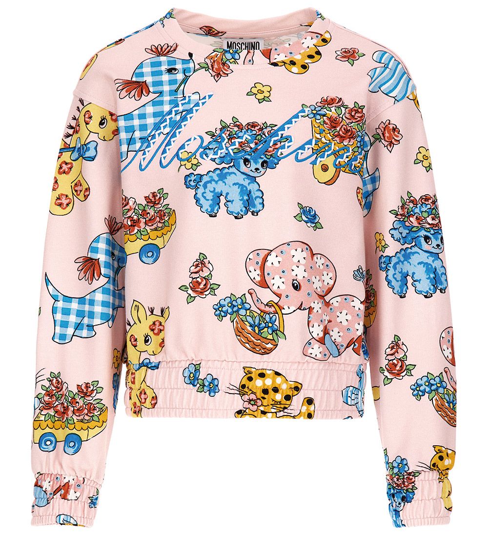 Moschino Sweatshirt - Pink w. Print
