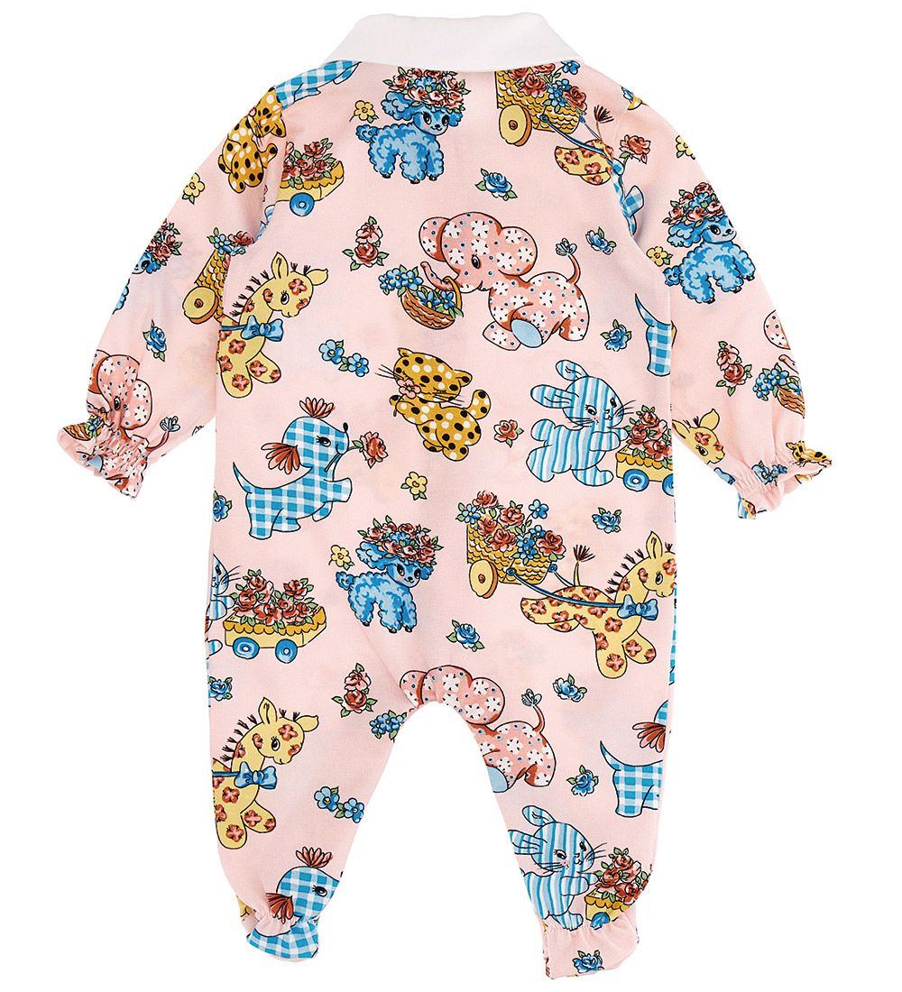 Moschino Gift Box - Jumpsuit/Beanie - Pink w. Print