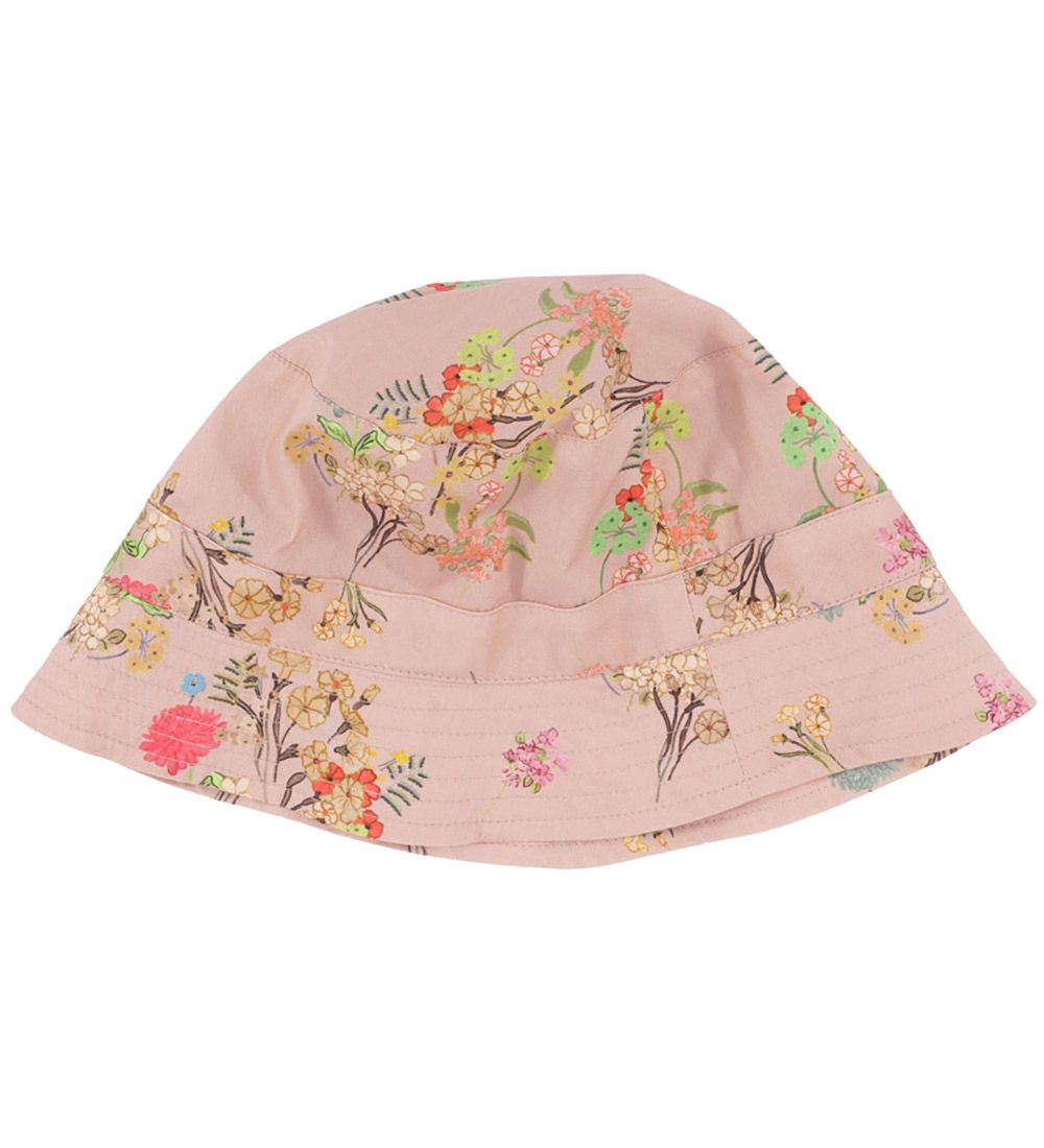 Christina Rohde Bucket Hat - Beige w. Flowers