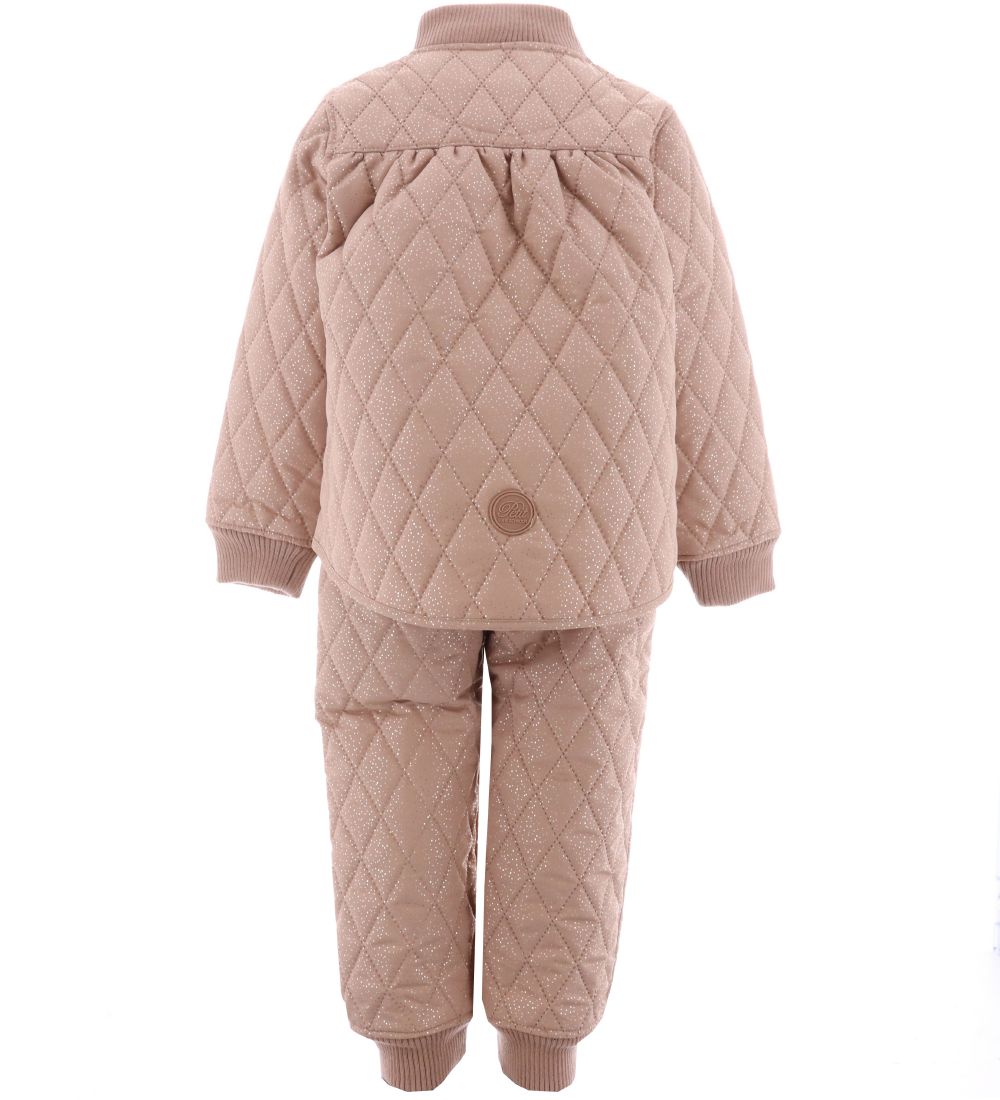 Petit by Sofie Schnoor Thermo Set - Camel w. Gold Dots