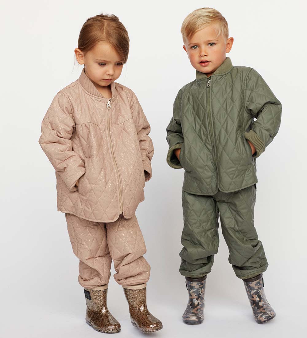 Petit by Sofie Schnoor Thermo Set - Camel w. Gold Dots