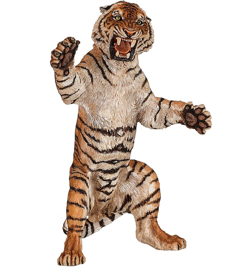 Papo Standing Tiger - H: 11.5 cm
