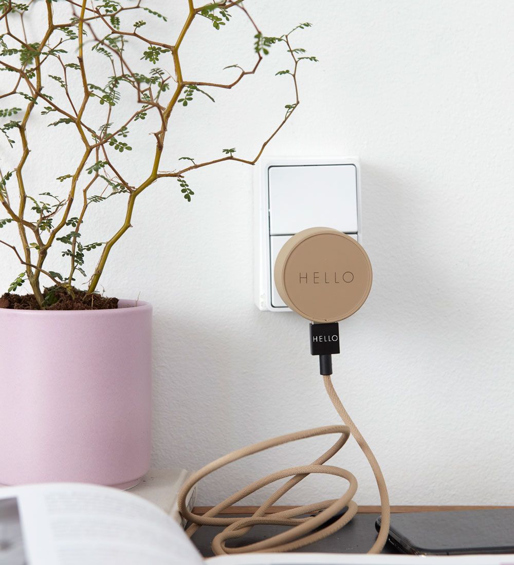 Design Letters Adapter - 12W - Hello - Powder Rose