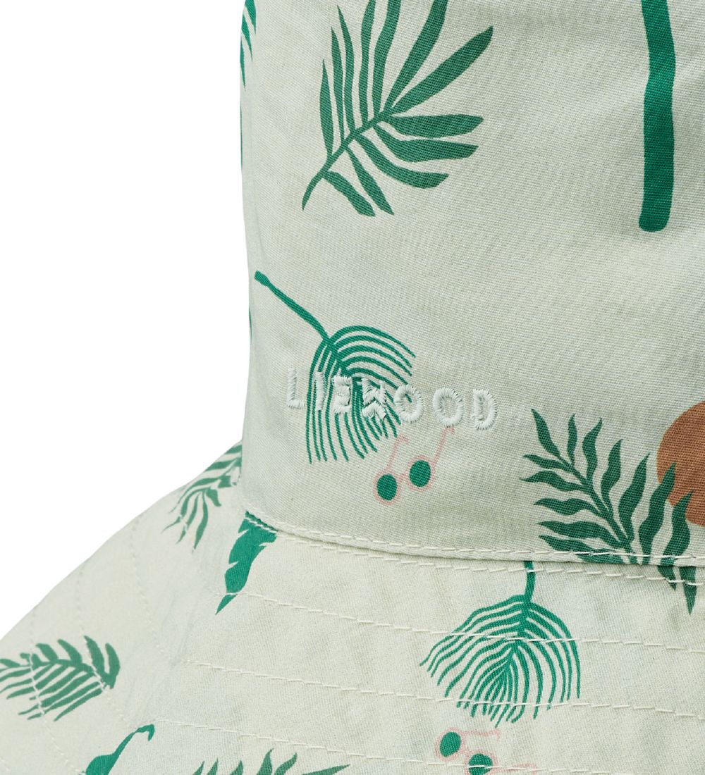 Liewood Bucket Hat - Damon - Jungle/Dusty Mint Mix
