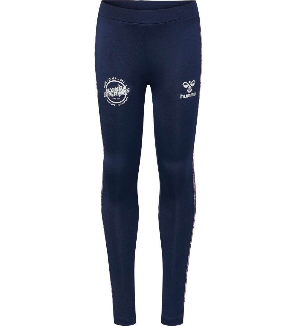 Hummel Tights - hmlFSK Joy - Black Iris/Heather Rose