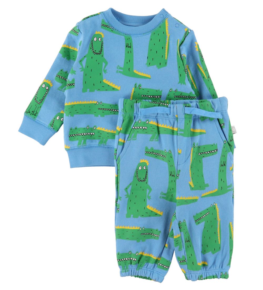 Stella McCartney Kids Sweat Set - Blue w. Crocodiles