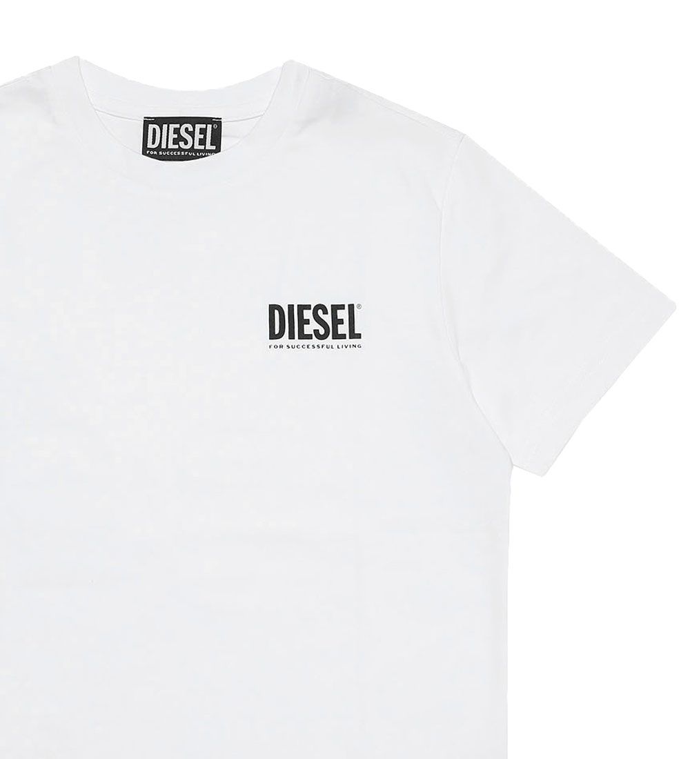 Diesel T-Shirt - White w. Logo