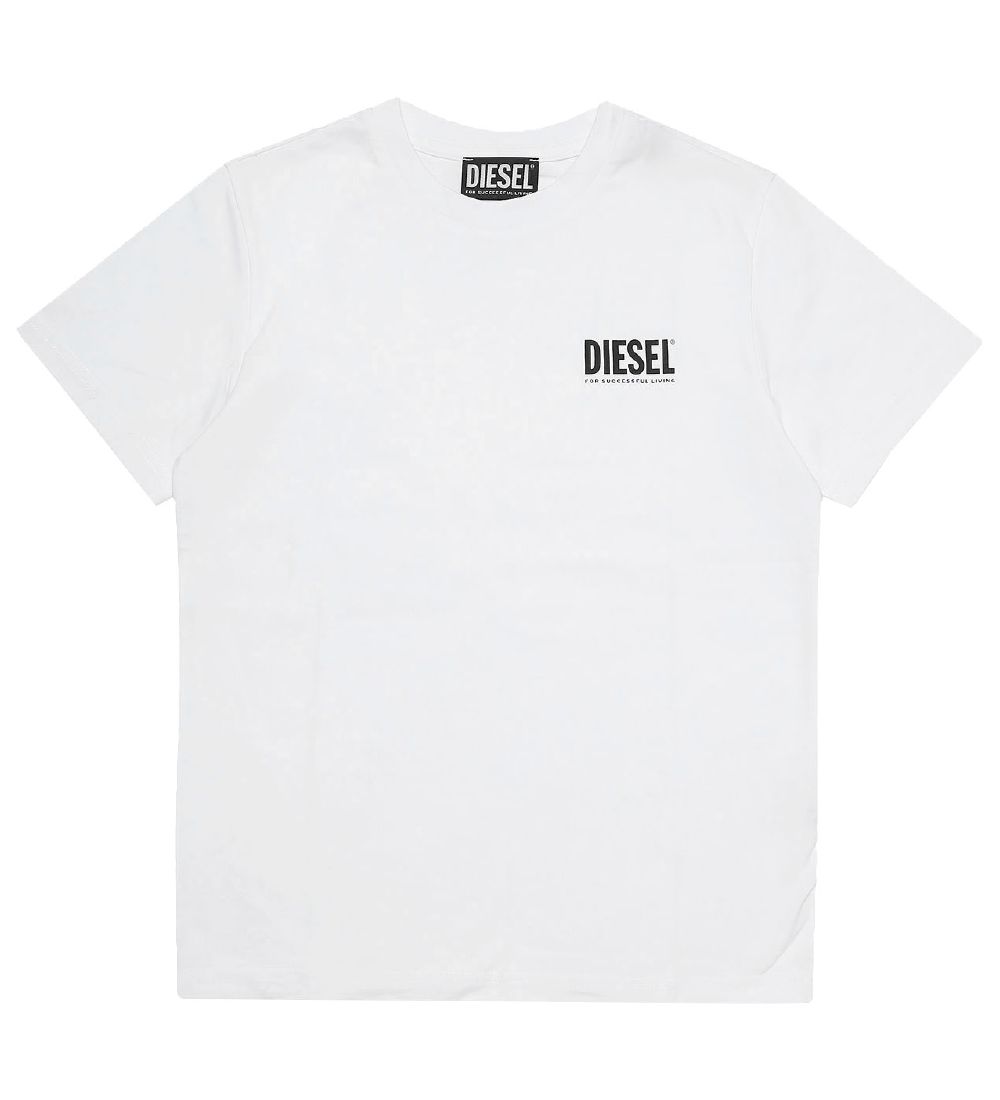 Diesel T-Shirt - White w. Logo