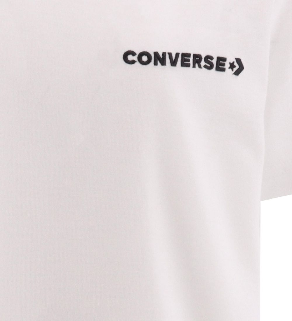 Converse Stuttermabolur - Hvítt