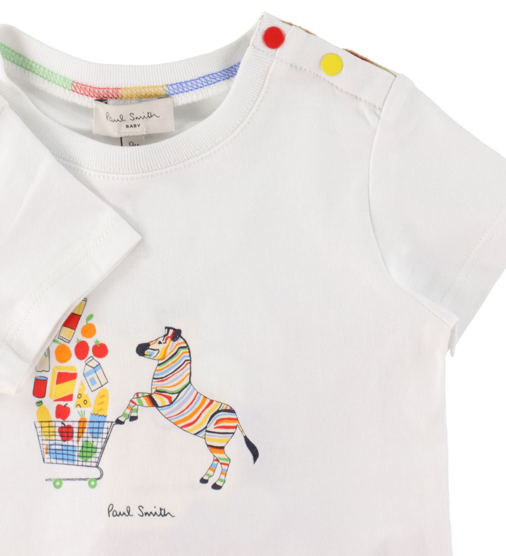 Paul Smith Baby T-shirt - White w. Print