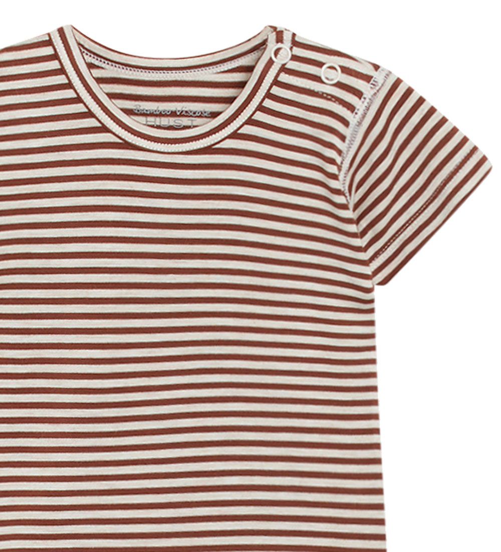 Hust and Claire Bodysuit s/s - Bow - Bamboo - Roots