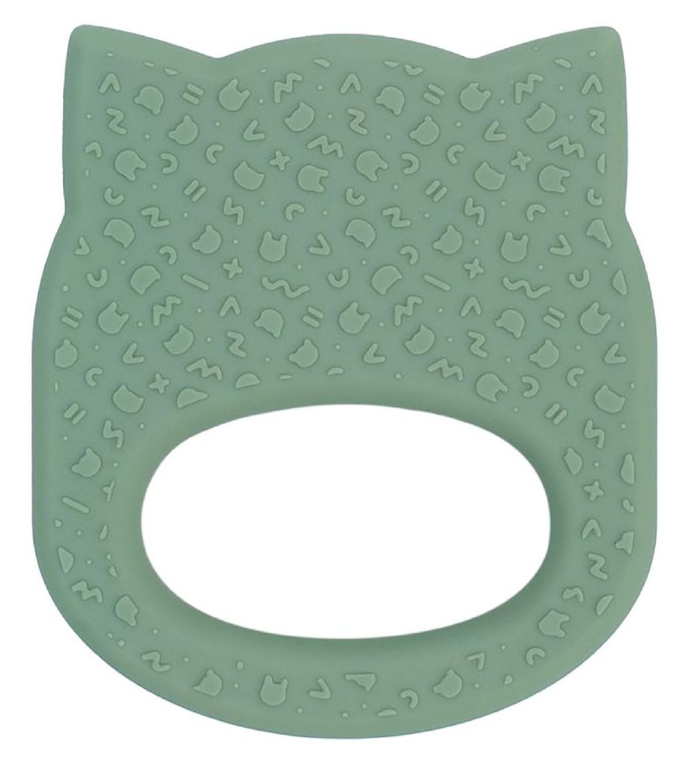 We Might Be Tiny Teether - CAT - Silicone - Sage
