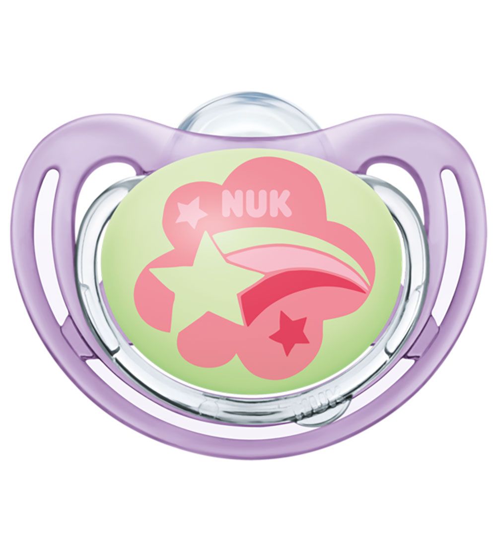 Nuk Pacifiers - Freestyle Night - 2-Pack - Lilac
