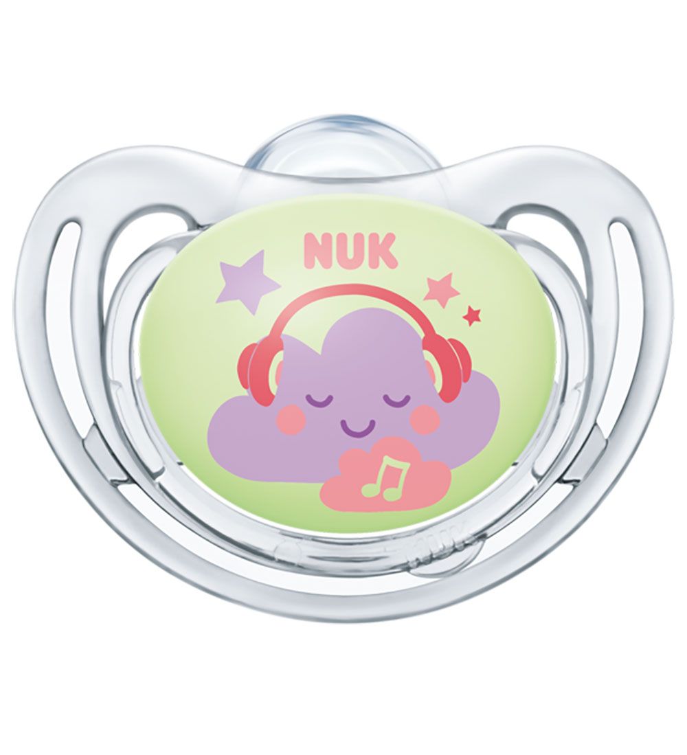 Nuk Pacifiers - Freestyle Night - 2-Pack - Lilac