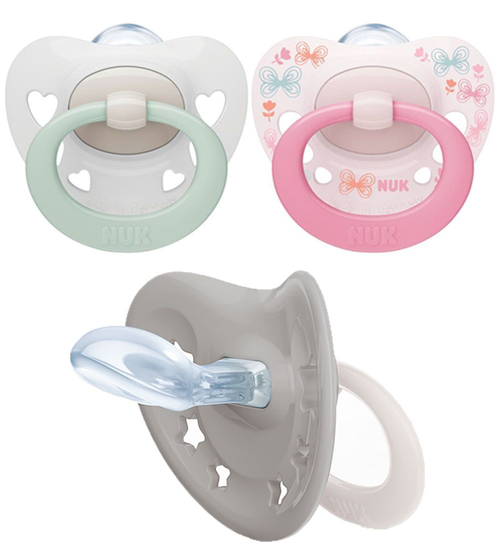 Nuk Pacifiers - Signature - 2-Pack - Rose/White