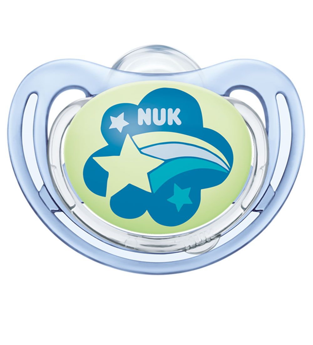 Nuk Pacifiers - Freestyle Night - 2-Pack Blue