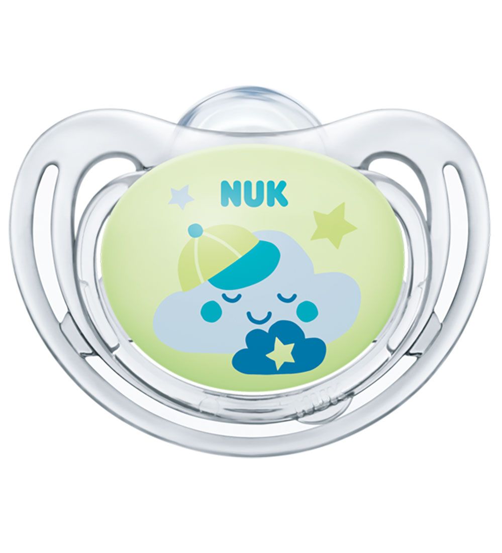 Nuk Pacifiers - Freestyle Night - 2-Pack Blue