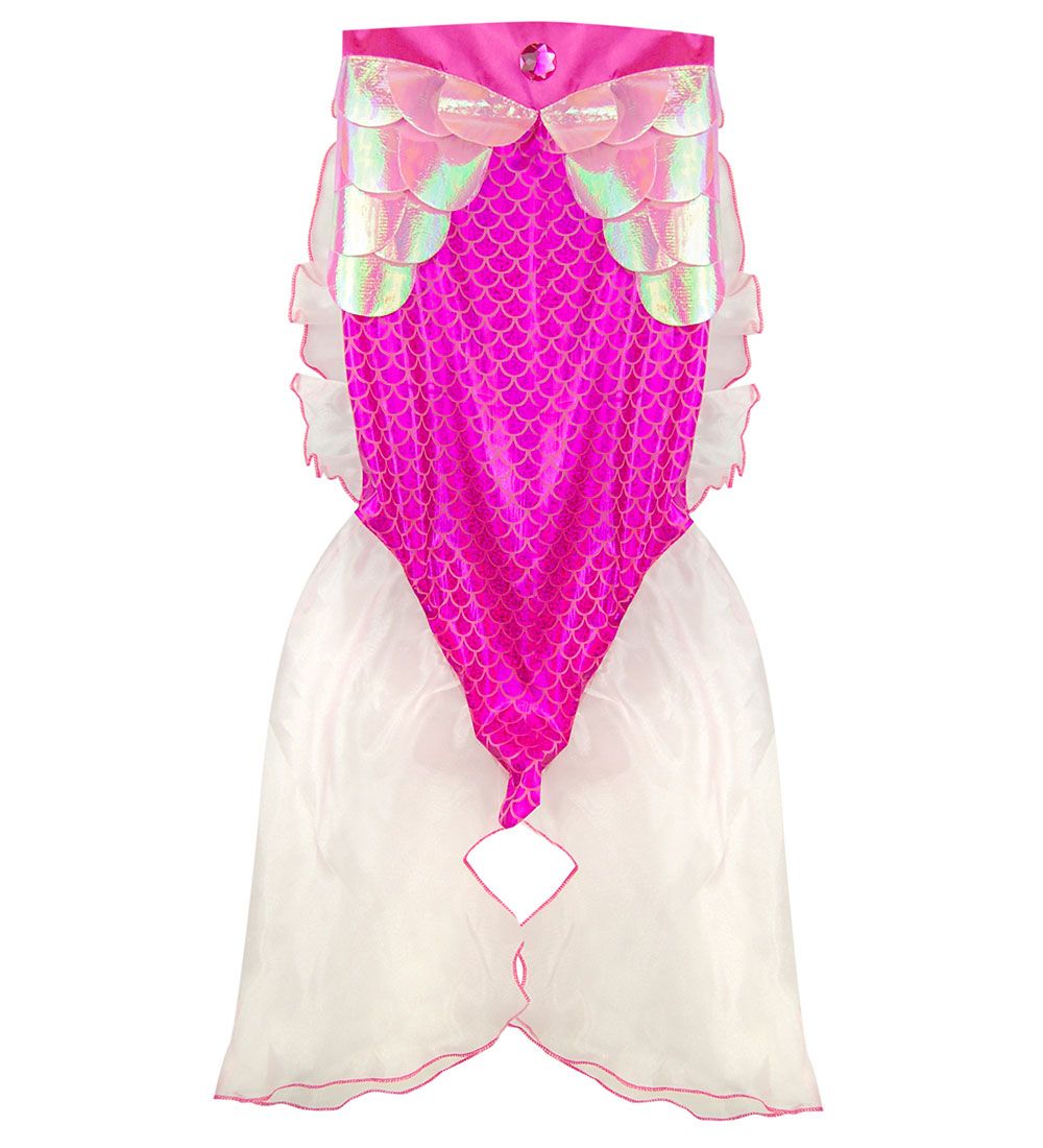 Great Pretenders Costume w. Tiara - Mermaid - Pink Glitter